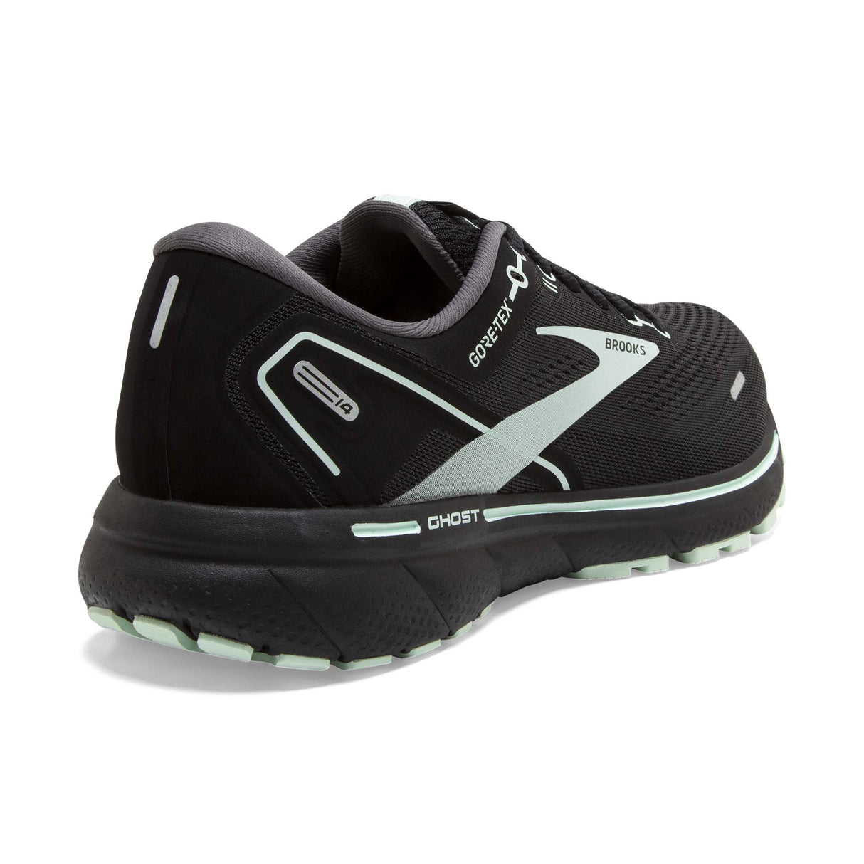 Brooks Ghost 14 GTX chaussures de course à pied pour homme - black black ebony talon