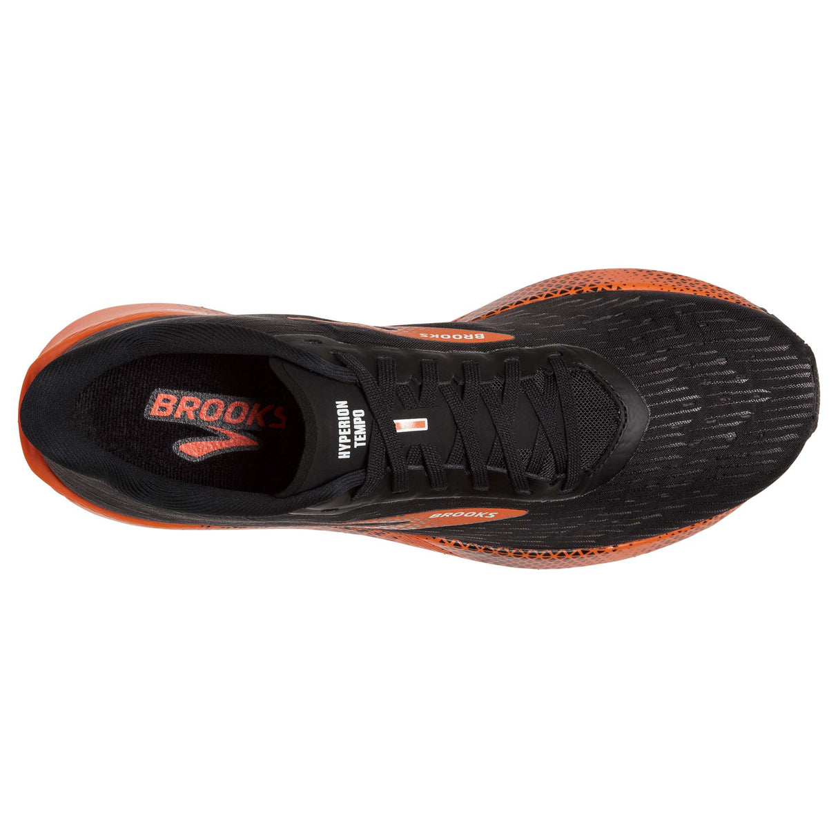 Brooks Hyperion Tempo chaussures de course à pied homme - noir flamme gris empeigne
