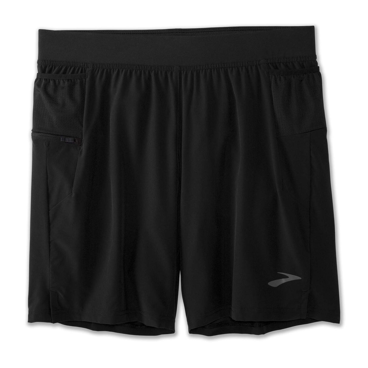 Brooks Sherpa 7-inch 2-in-1 short de course à pied noir homme