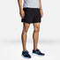 Brooks Sherpa 7-inch 2-in-1 short de course à pied noir homme face