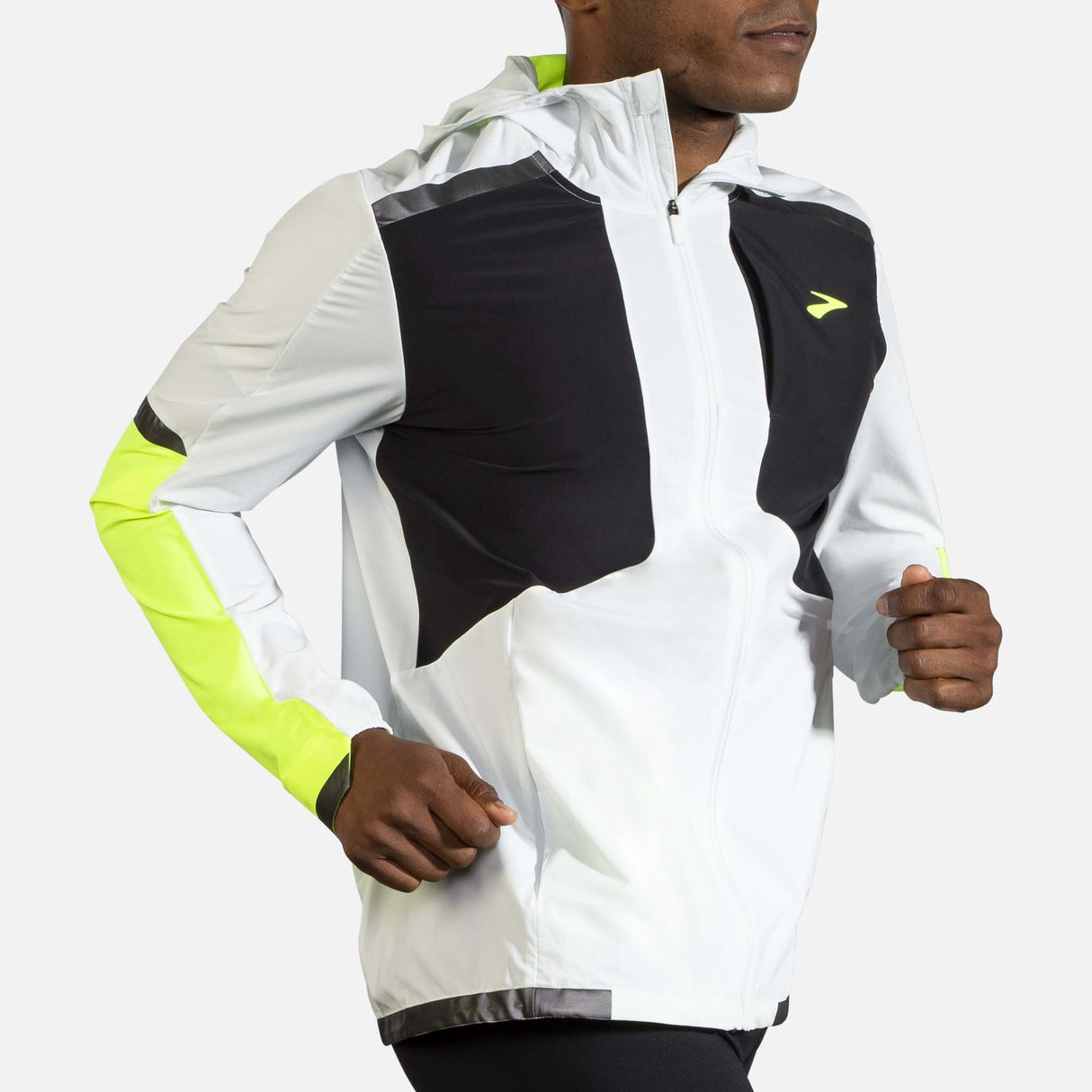 Brooks Carbonite Jacket de course a pied haute visibilité homme lateral