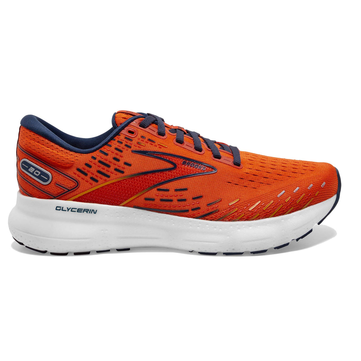 Brooks Glycerin 20 running homme orange titan flame