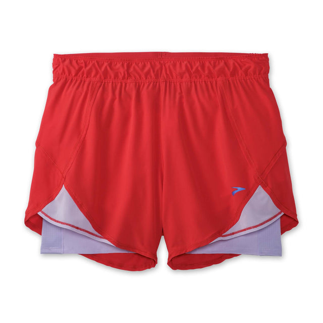 Brooks Brooks Chaser 5-inch 2-en-1 short de course à pied pour femme