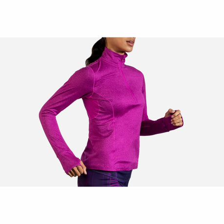 Brooks Brooks Dash 1/2 Zip chandail de course à pied pour femme