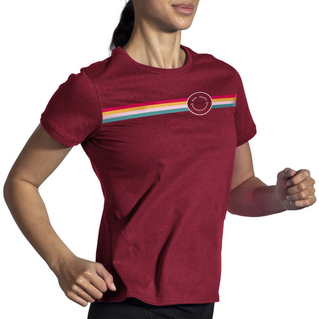 Brooks Brooks Distance 2.0 T-shirt de course à manches courtes pour femme