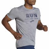 Brooks Brooks Distance Graphic T-shirt sport de course à pied homme