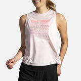 Brooks Brooks Distance Graphic camisole de course à pied sans manches pour femme