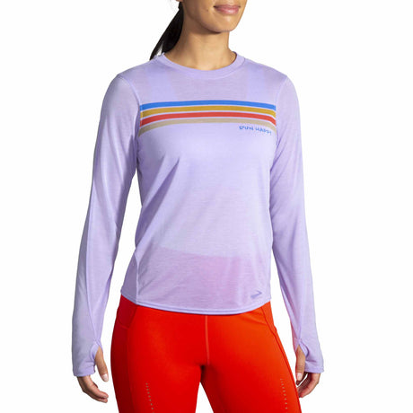 Brooks Brooks Distance Graphic t-shirt à manches longues pour femme