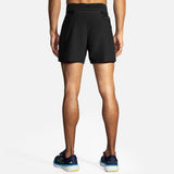 Brooks Brooks Sherpa 5-inch 2-en-1 short de course à pied homme