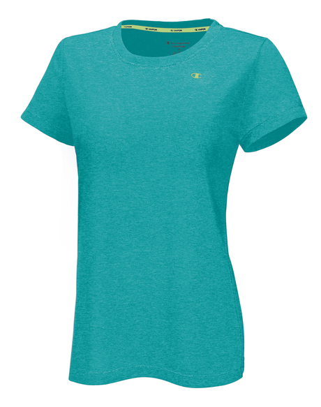 T-Shirt sport femme Champion Power Train Heather turquoise