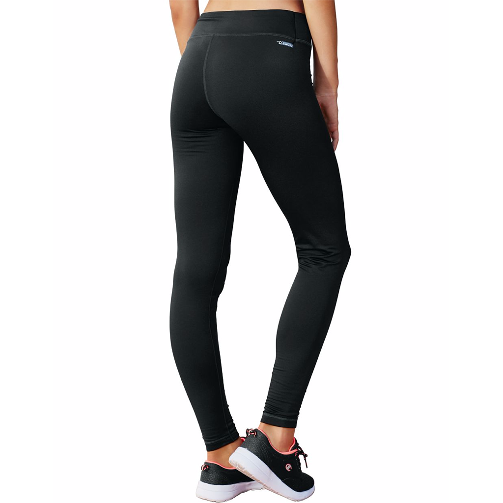 Pantalon legging sport femme Champion Tech Fleece noir vue dos Soccer Sport Fitness