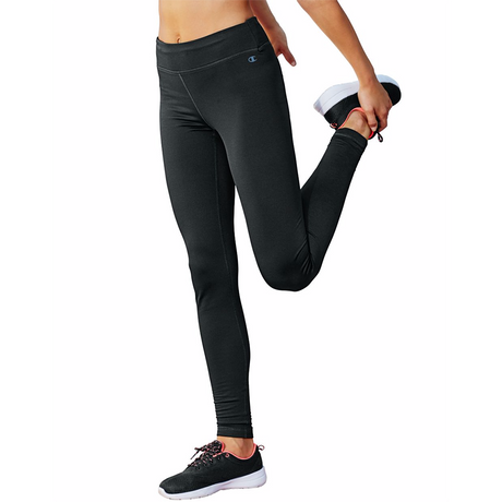 Pantalon legging sport femme Champion Tech Fleece noir Soccer Sport Fitness