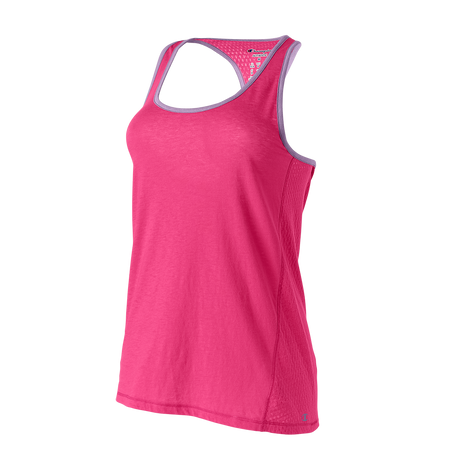 Camisole sport femme rose vue avant Champion Authentics Burnout