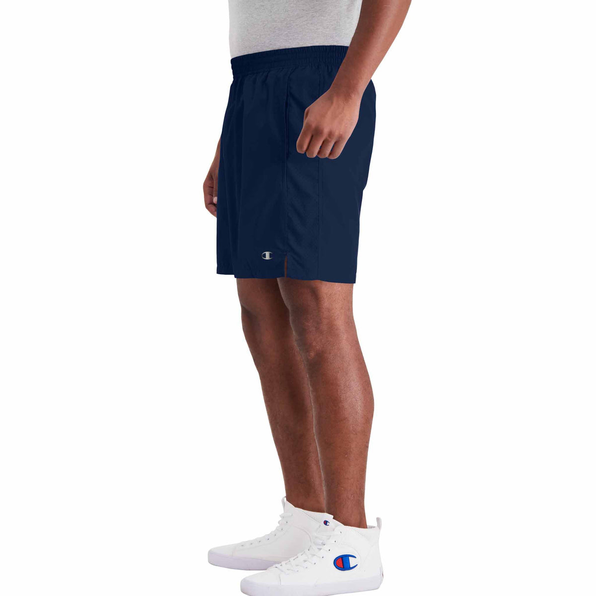 Champion 7 Inch Woven Sport Shorts W/Out Liner short sans doublure pour homme - Athletic Navy - côté