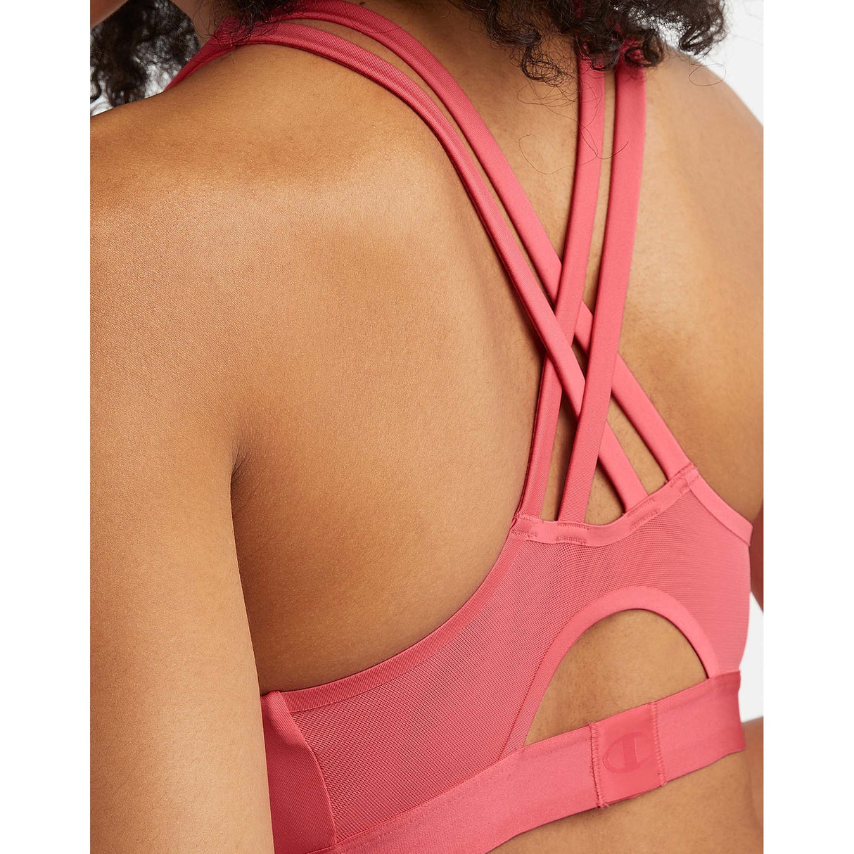 Champion Absolute Eco Strappy soutien-gorge sport pinky peach detail