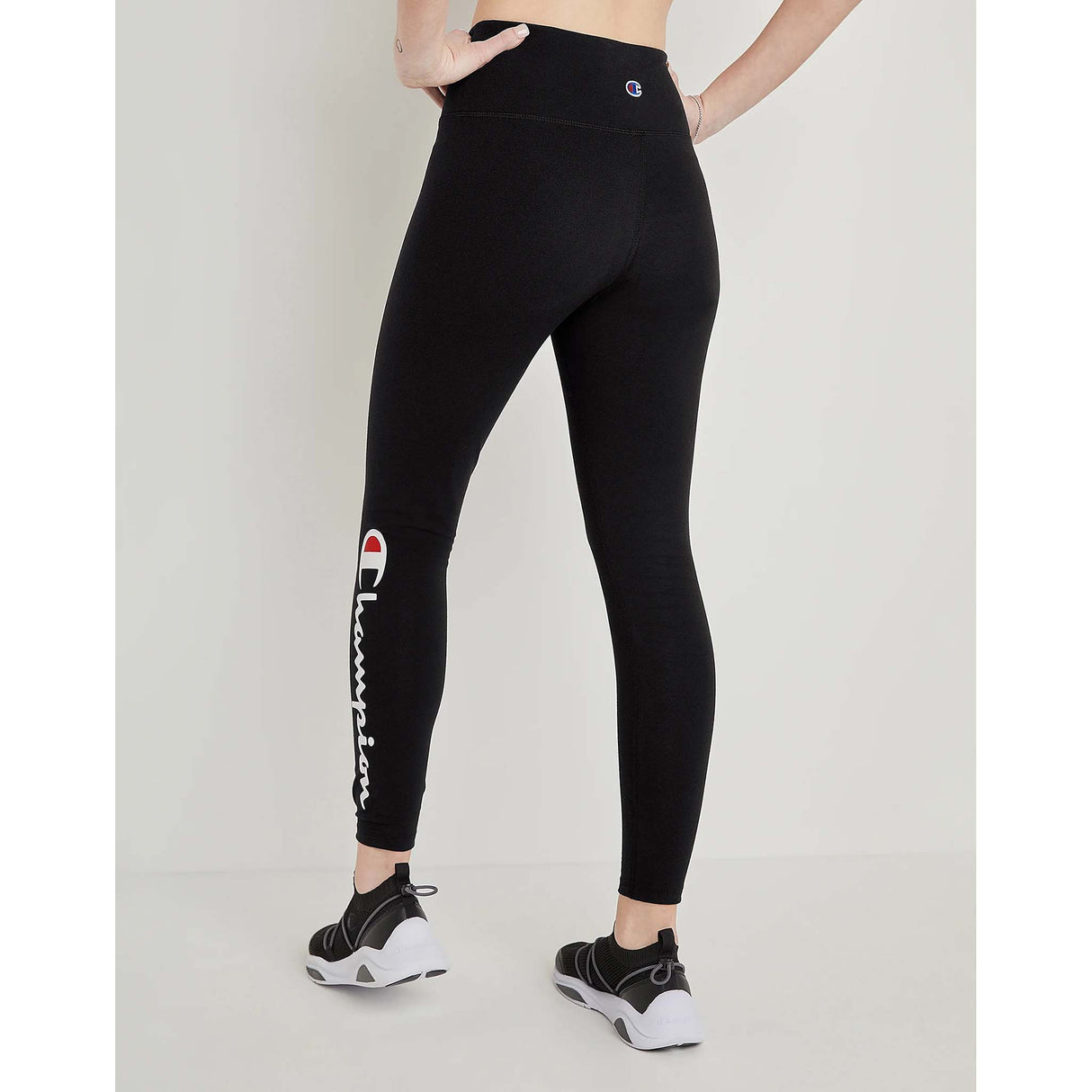 Champion Authentic 7/8 Tight Graphic leggings noir femme dos