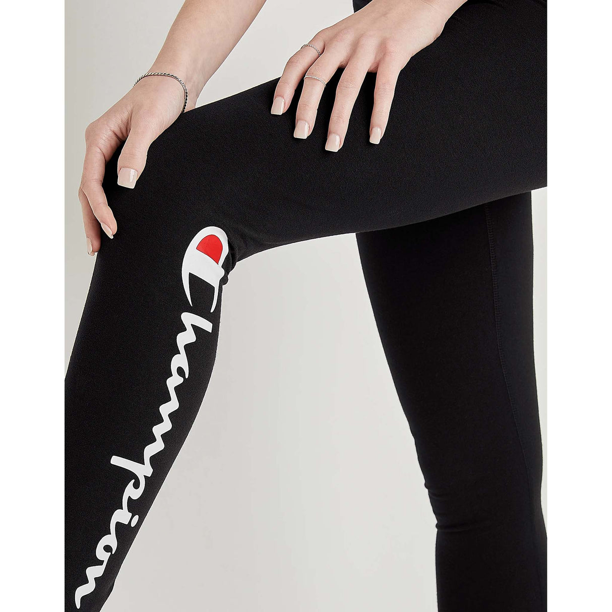 Champion Authentic 7/8 Tight Graphic leggings noir femme detail