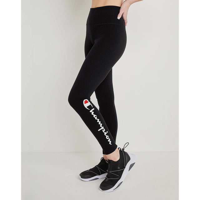 Champion Authentic 7/8 Tight Graphic leggings noir femme