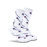 Bas Champion Life All over Print sport pour homme - Blanc