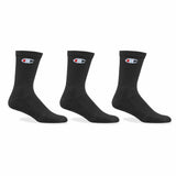 Bas Champion Life Classic C sport pour homme - 3-Pack - Noir