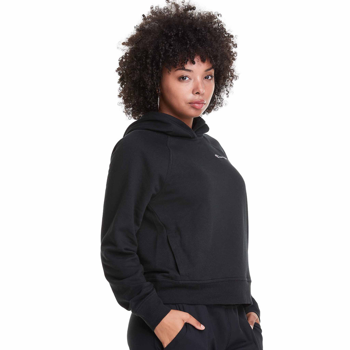 Champion sweatshirt Campus Eco Fleece Hoodie pour femme - Black