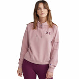 Champion Campus Eco Fleece Mini Zip Mock - Pink Beige