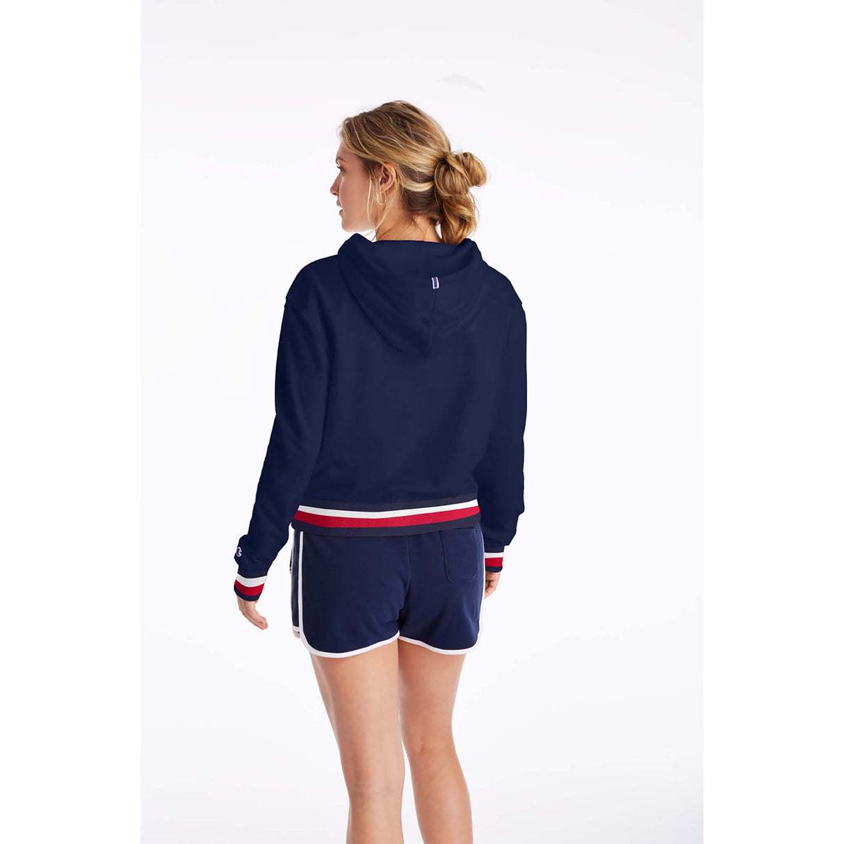 Champion Campus French Terry Hoodie pour femme athletic navy live dos