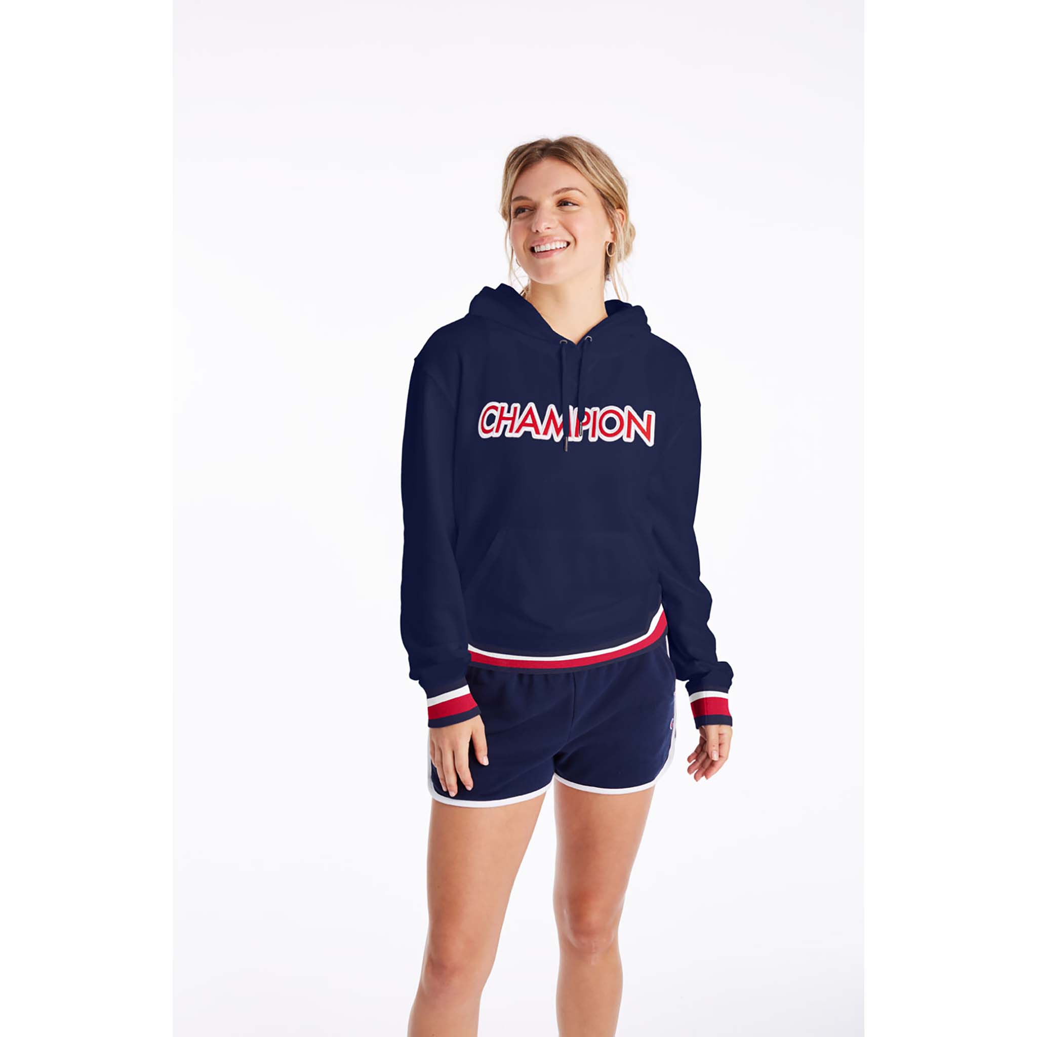 Women s Champion Campus French Terry Hoodie Soccer Sport Fitness