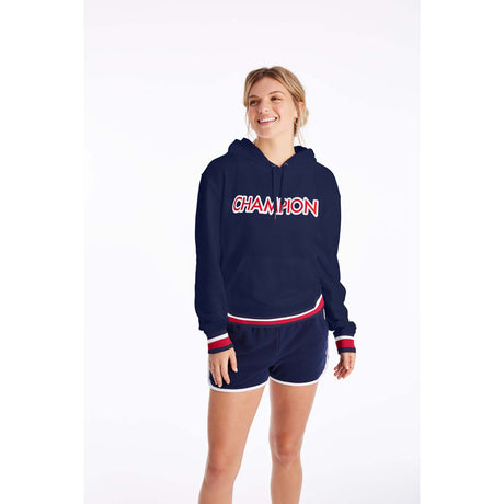 Champion Campus French Terry Hoodie pour femme athletic navy live