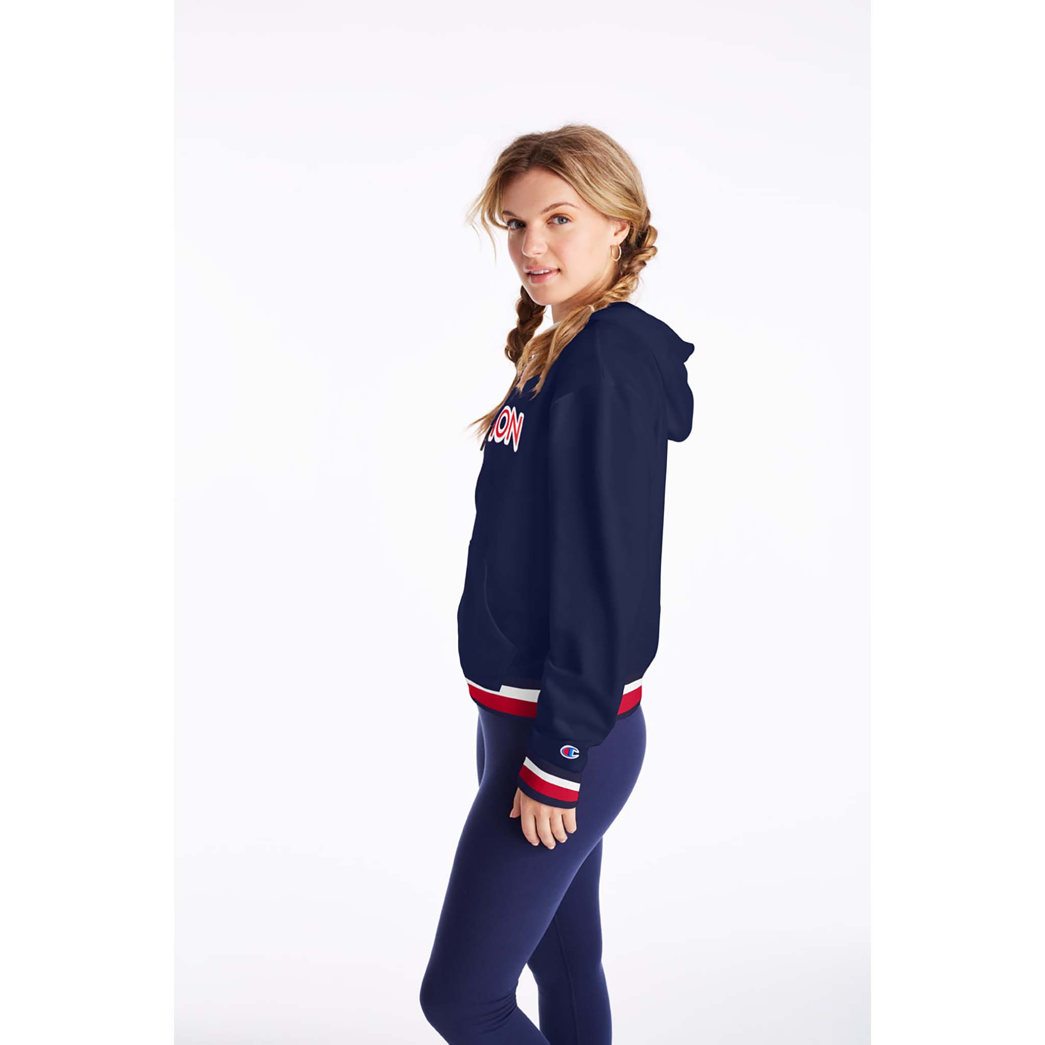 Women s Champion Campus French Terry Hoodie Soccer Sport Fitness