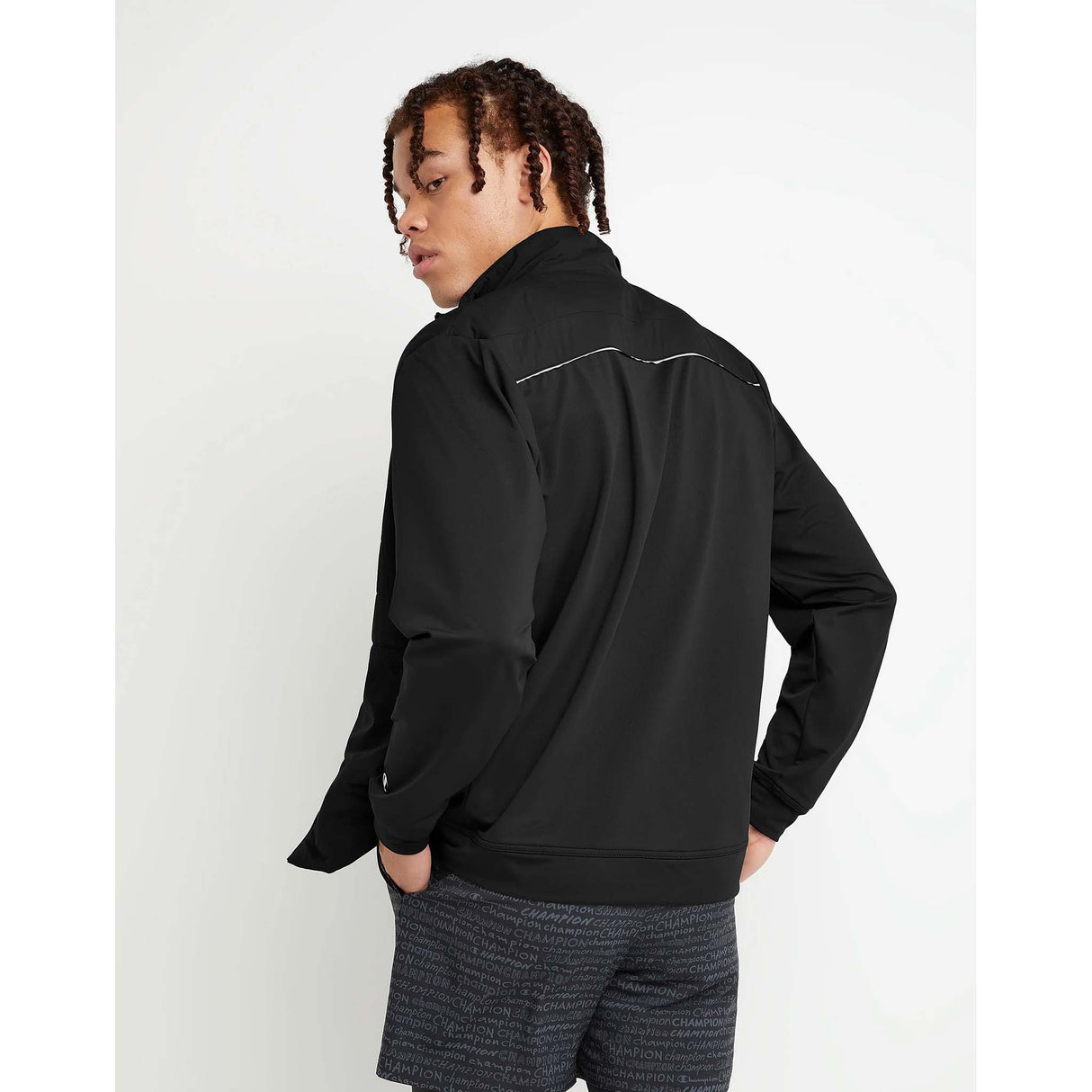 Champion Cold Weather Jacket manteau noir homme dos