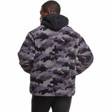 Champion sweatshirt Colorblocked Cozy High Pile AOP Hoodie pour homme - Camo Ammo Gravel