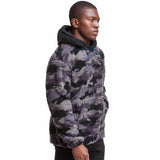 Champion sweatshirt Colorblocked Cozy High Pile AOP Hoodie pour homme - Camo Ammo Gravel