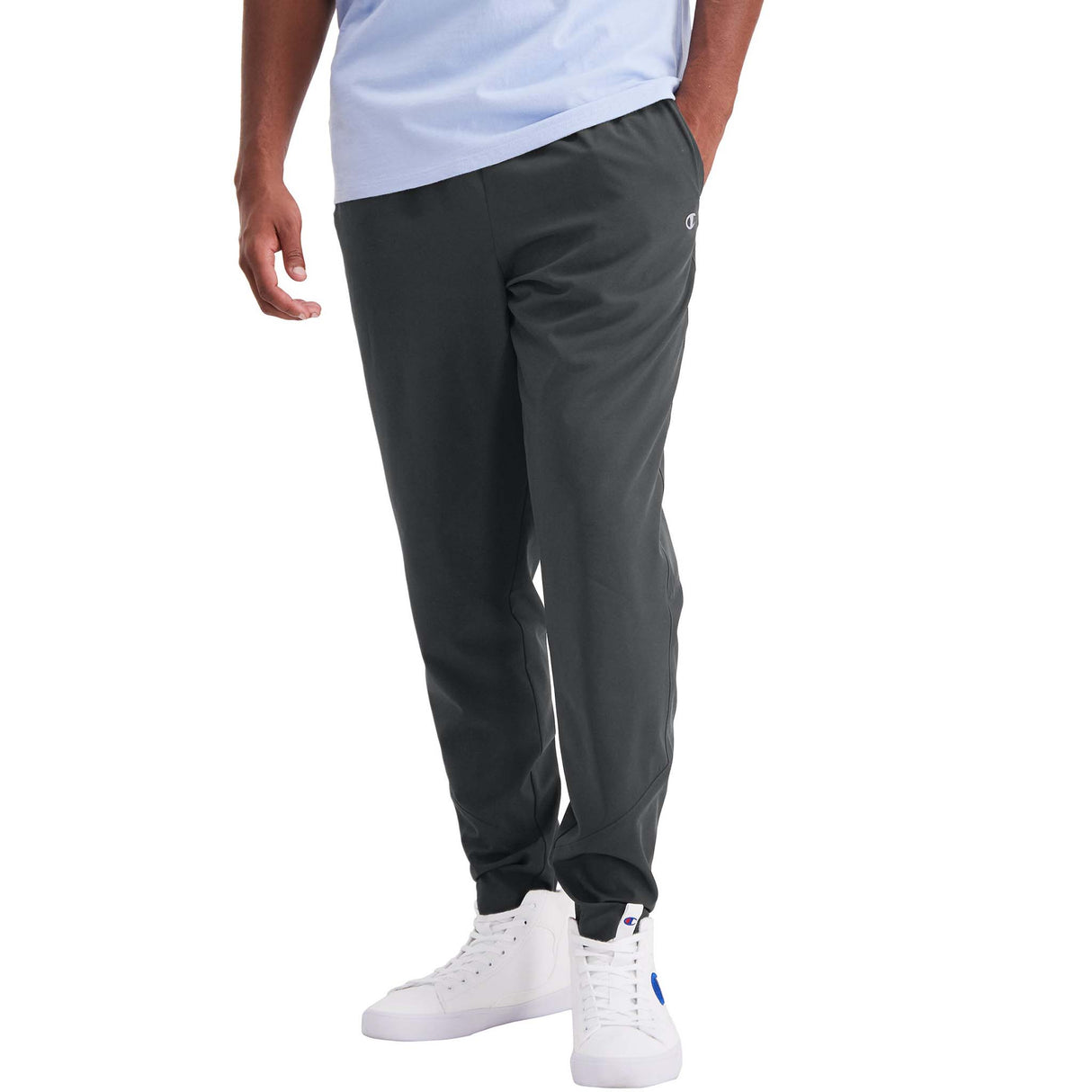 Champion Core Training Sport Pantalon gris homme face