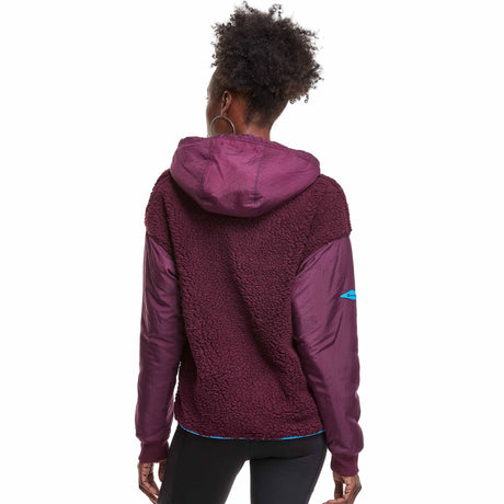 Champion Veste molleton Cozy High Pile Jacket - Dark Berry Purple/Natural/Balboa Blue