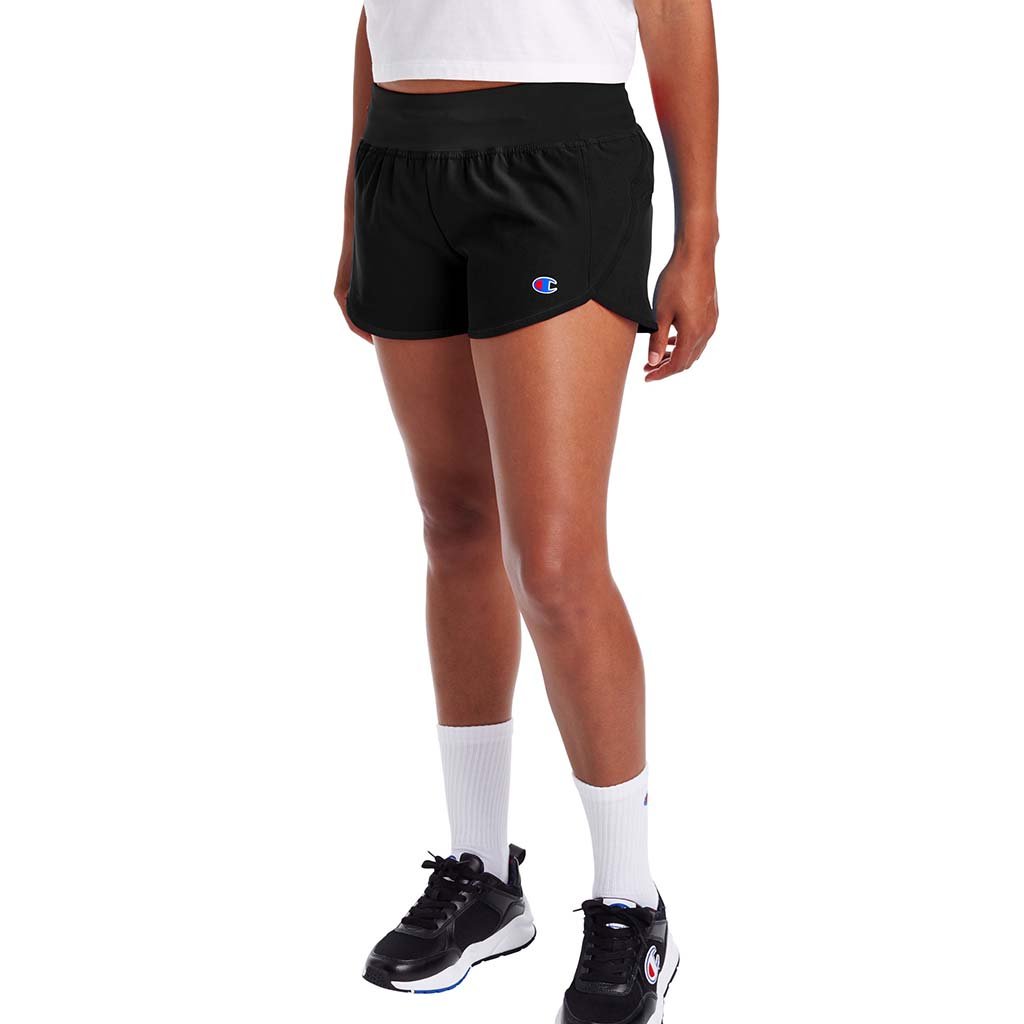 Womens Black Sport Shorts