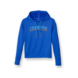 Champion Game Day Eco Hoodie Graphic pour femme deep dazzling blue