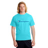 Champion Classic Jersey Script Logo T-shirt Blue Horizon