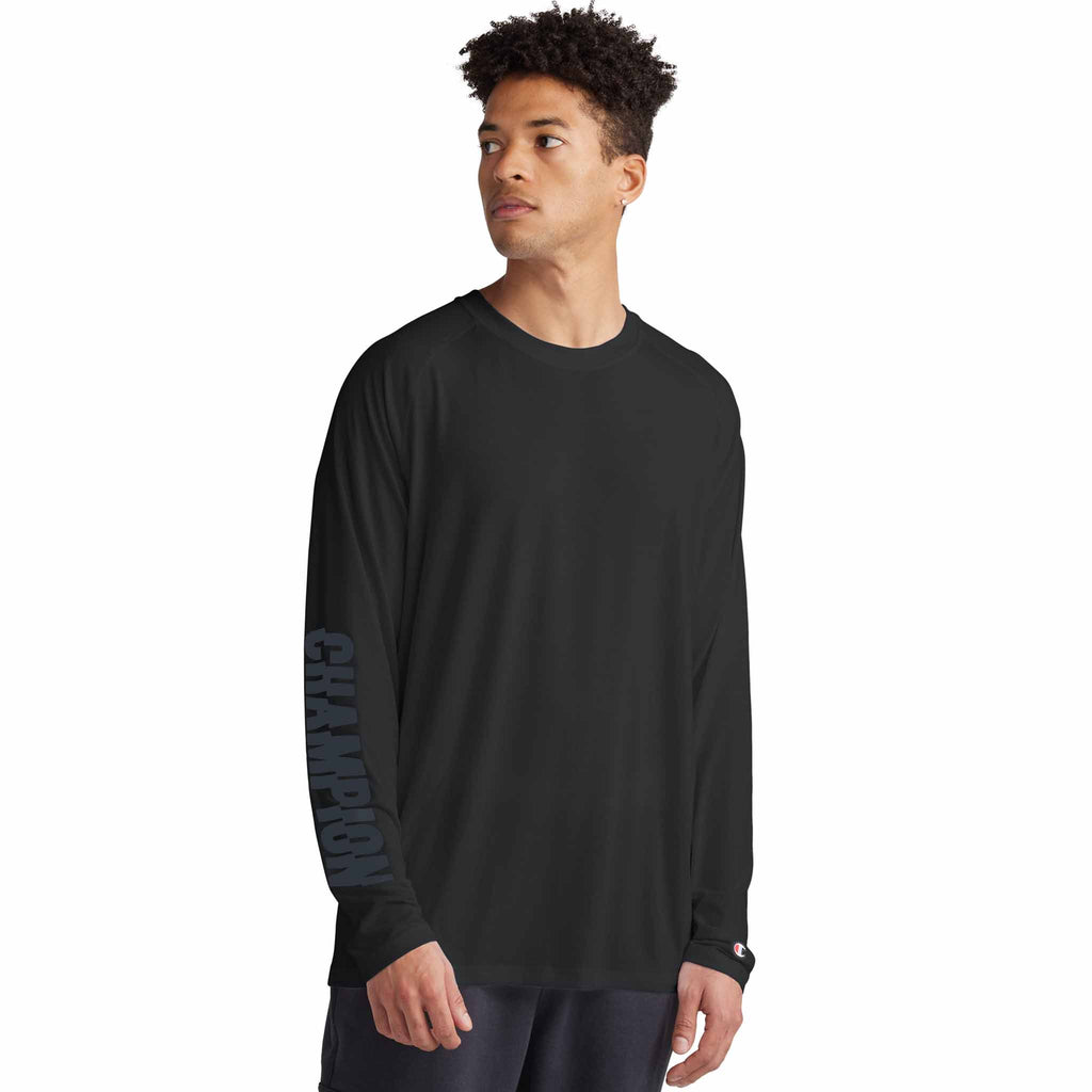 Champion Long Sleeve Graphic City Sport Tee for men Soccer Sport