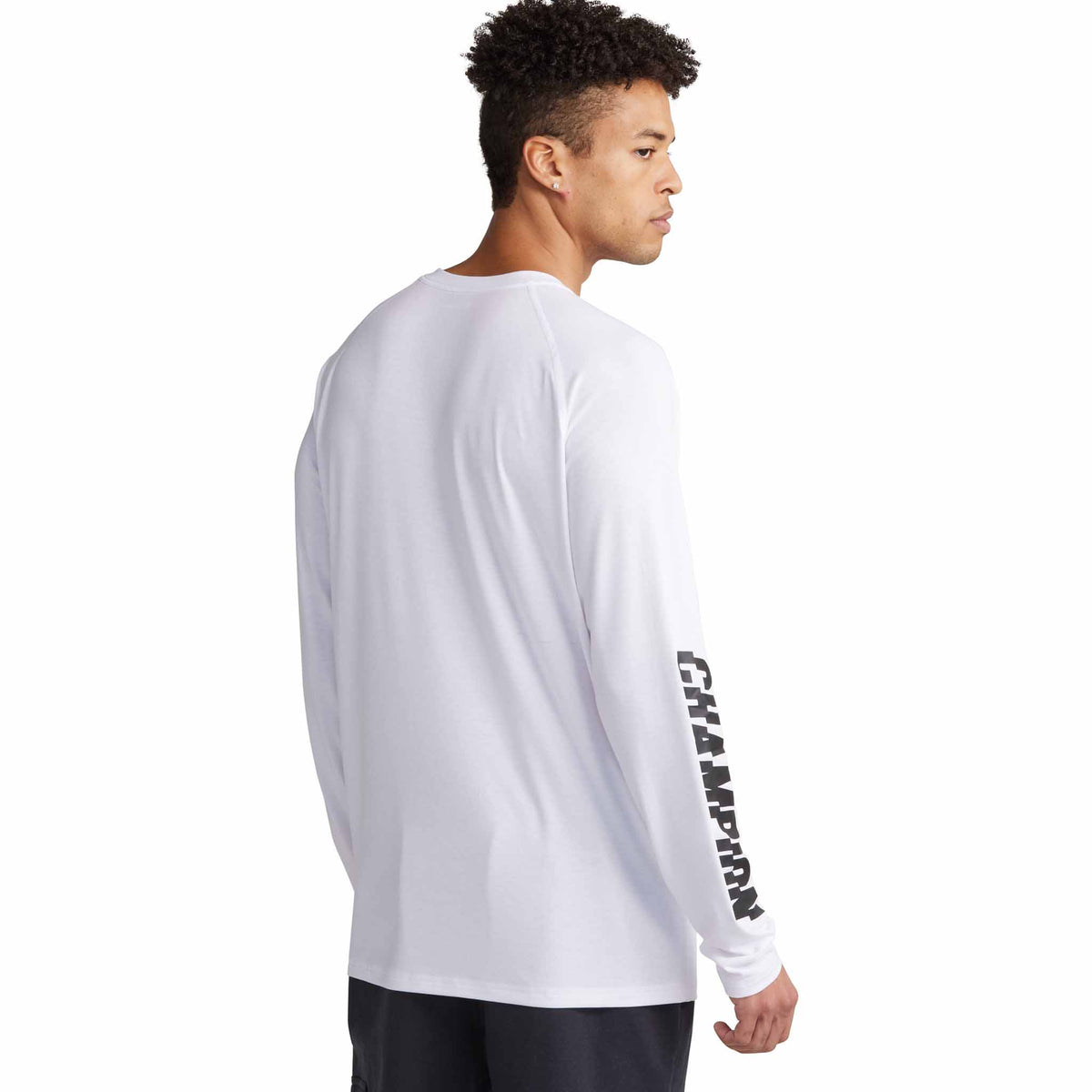 Champion Long Sleeve Graphic City Sport Tee chandail à manches longues - Blanc - Dos