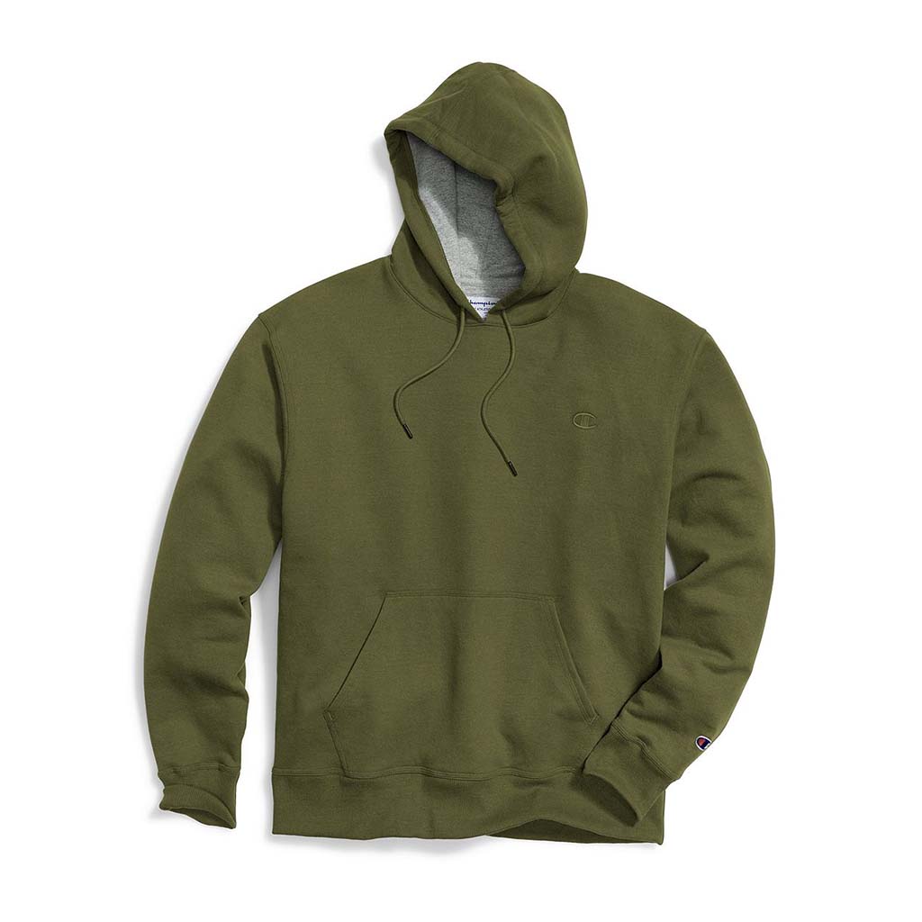 Chandail Champion Powerblend Hoodie cargo olive pour homme