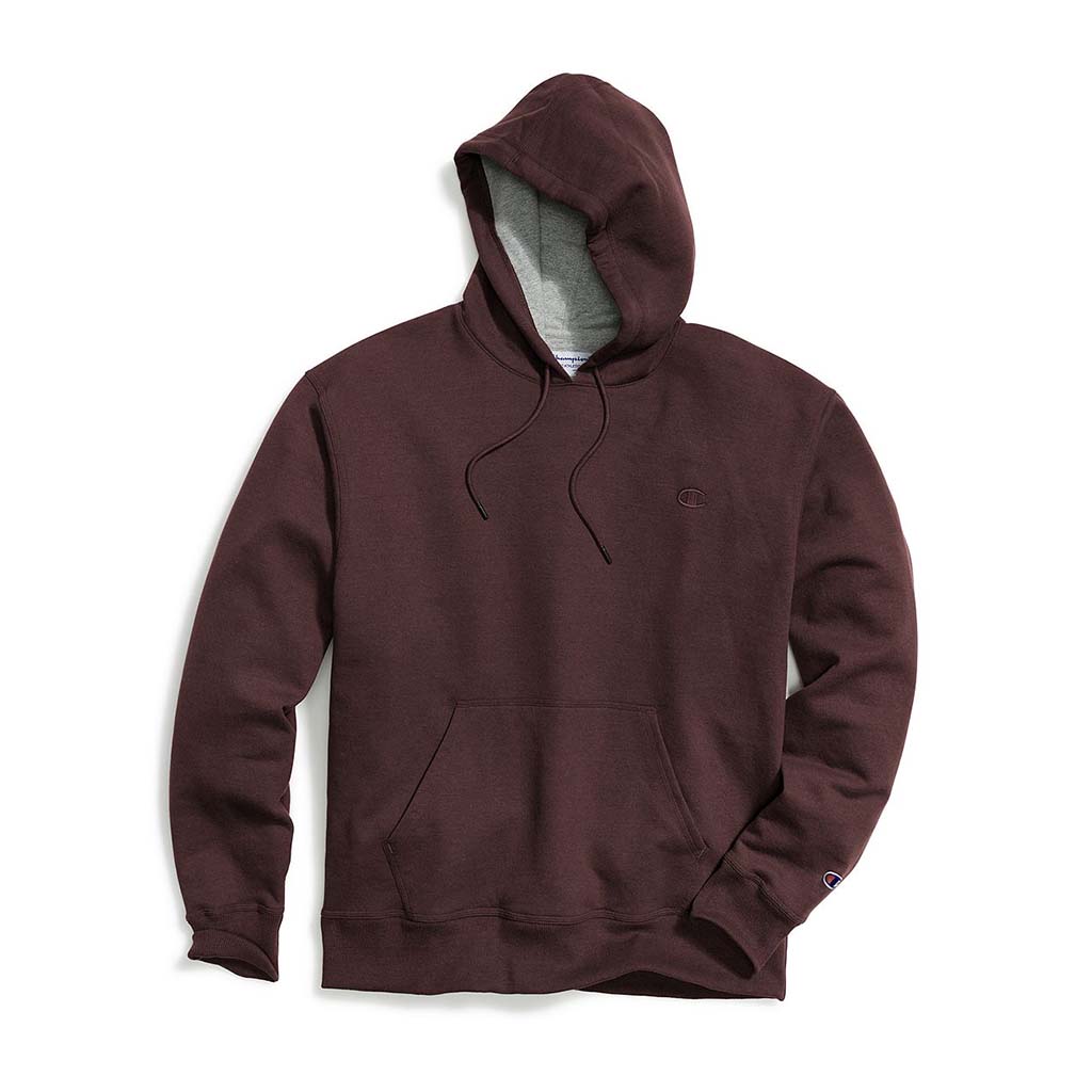 Chandail Champion Powerblend Hoodie Maroon pour homme