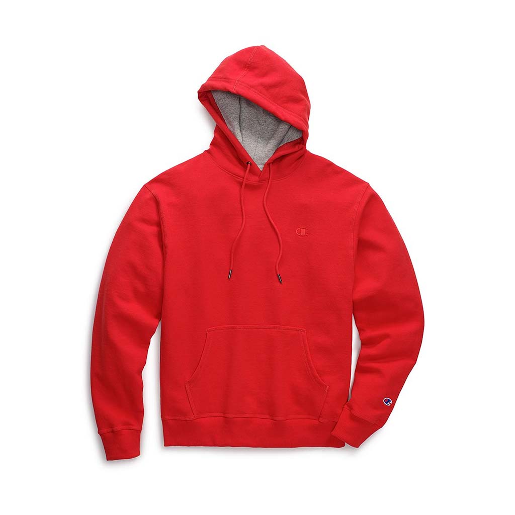 Chandail Champion Powerblend Hoodie rouge pour homme
