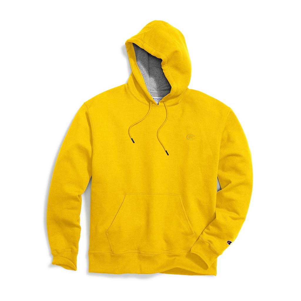 Chandail Champion Powerblend Hoodie Team Gold pour homme