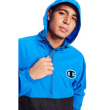 Champion Colorblocked Packable Jacket C Logo manteau de pluie à enfiler capuche
