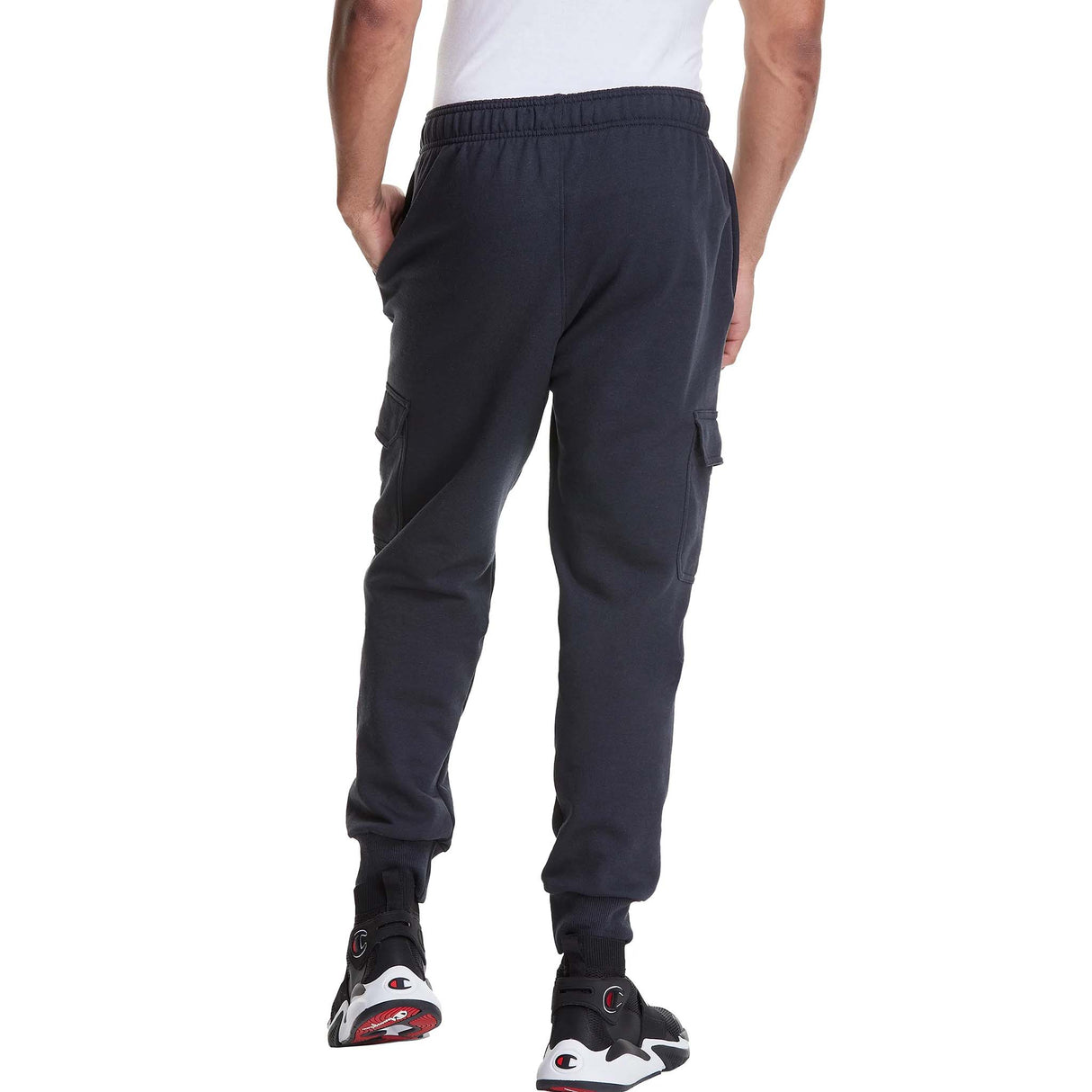 Champion Powerblend Cargo Jogger pantalon noir homme dos