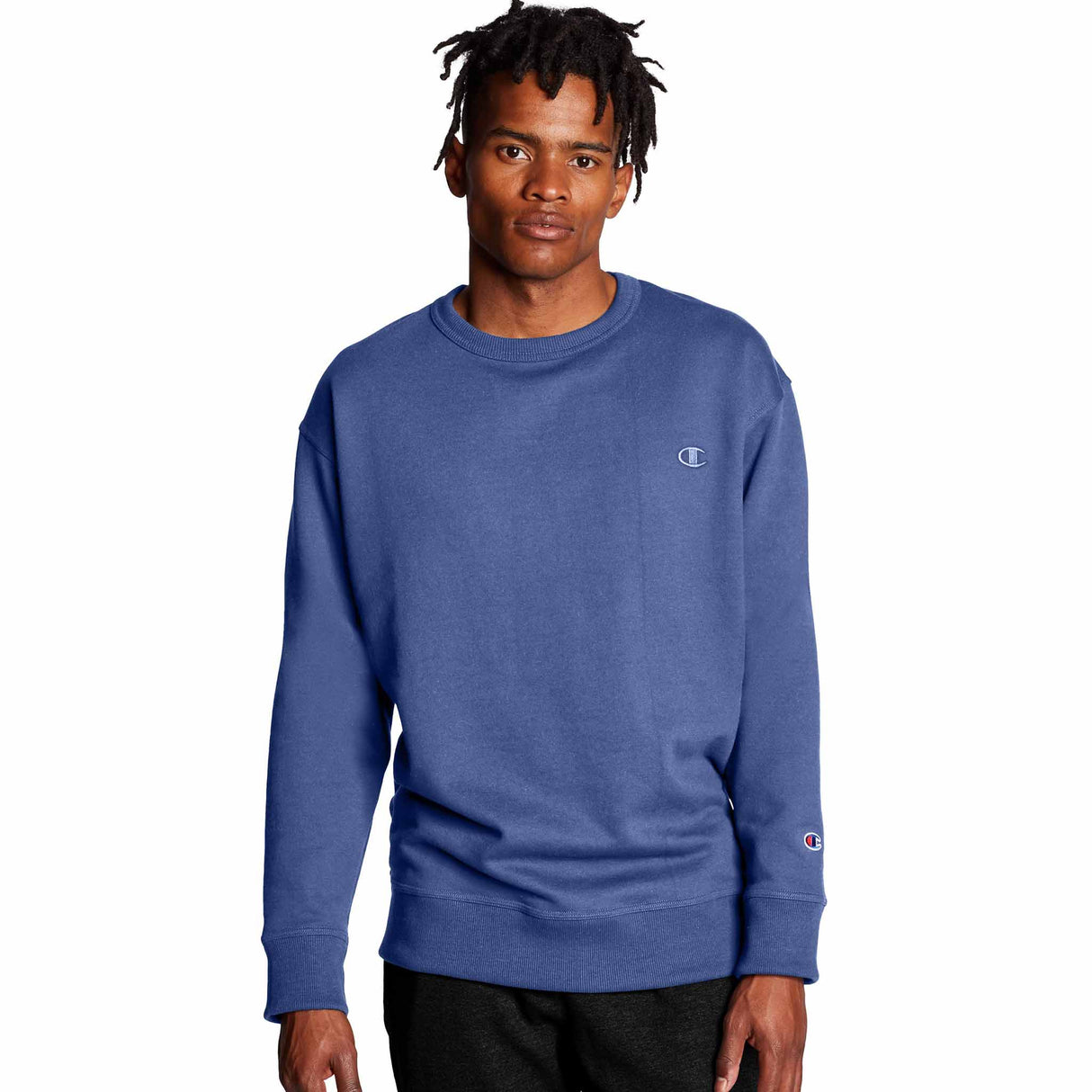 Champion Powerblend Pullover Crew sweatshirt pour homme - Classic Sky Blue