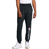 Champion Powerblend Graphic Jogger pantalon en molleton noir homme