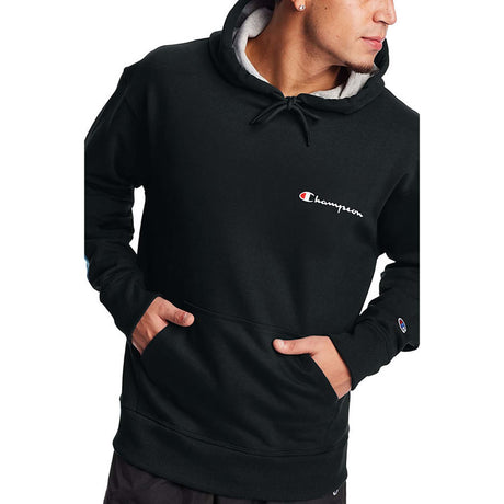 Champion Powerblend Graphic Hoodie sweatshirt a capuche small script logo pour homme
