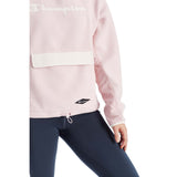 Champion Sherpa Hoodie sweatshirts pour femme hush pink poche